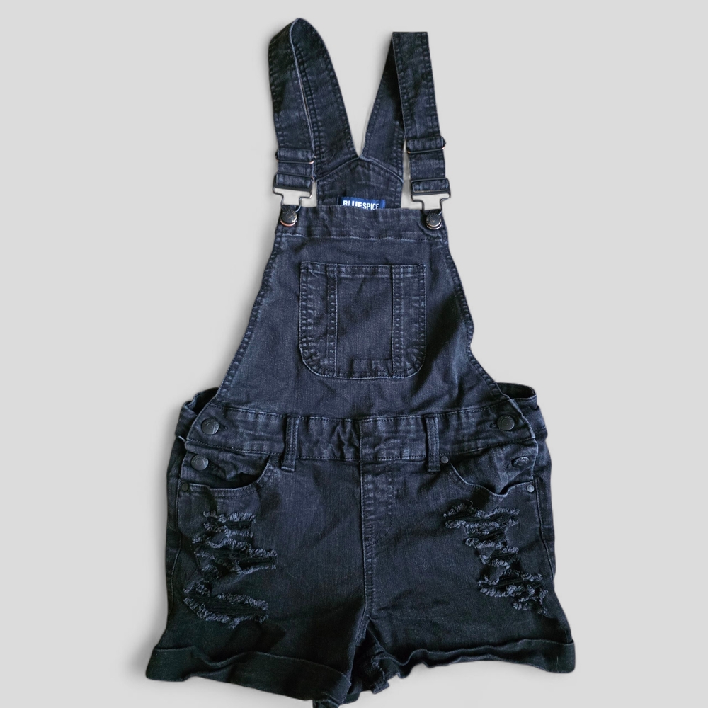 Blue Spice Charcoal Denim Overalls Size 3